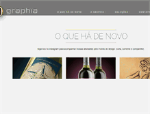 Tablet Screenshot of graphiadesign.com.br